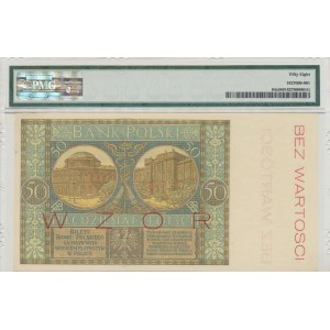 50 złotych 1925 A - WZÓR - PMG 58