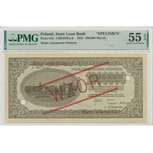 II RP, 1 million Polish marks 1923 A - MODEL - PMG 55 EPQ