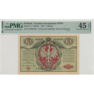 GG, 5 mkp 1916 B Generál ...Vstupenky - PMG 45 EPQ
