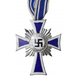 III Reich, Silver Mother Cross for 6-7 children 1938