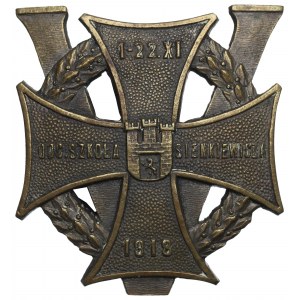 II RP, Badge of Sienkiewicz School - Unger, Lviv