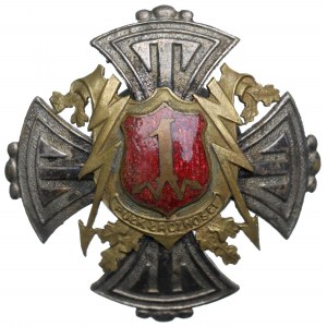 II RP, Non-commissioned Officer Badge of the 1st Communications Regiment, Zegrze