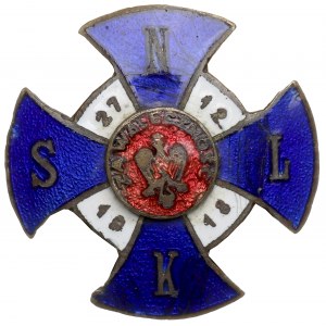 Second Republic, Badge for Valor of the Supreme Command of the People's Guard - miniature