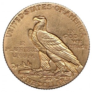 USA, 5 dollars 1908