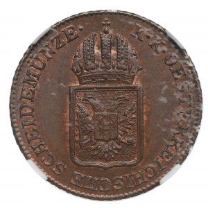 Austria, Franz I, 1/4 kreuzer 1816 - NGC MS65 BN