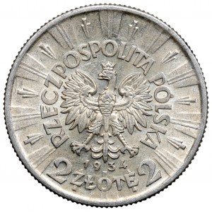 II Republic of Poland, 2 zloty 1934 Pilsudski