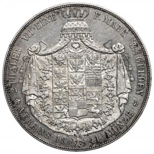 Germany, Prussia, 2 thaler=3-1/2 gulden 1841