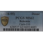 Bohemia, Barcislaus I, Denar without date, Prague - PCGS MS62