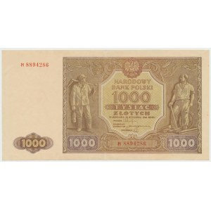 People's Republic of Poland, 1000 gold 1946 H