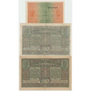 GG, Zestaw 2 x 50 mkp 1916 A Jenerał i 2 mkp Generał B