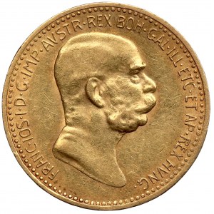 Austria, Franz Joseph, 10 kronen 1909