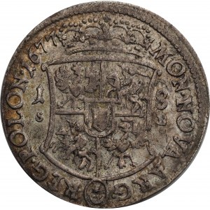 Ioan III Sobieski, 18 groschen 1677