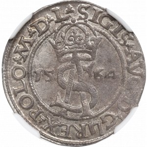 Sigismund II Augustus, 3 groschen 1564, Vilnius - L/L NGC MS62