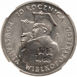 PRL, 100 złotych 1988 Powstanie Wielkopolskie - NGC MS66