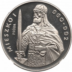 PRL, 200 złotych 1979 Mieszko I - Próba Ni NGC PF 68 CAMEO