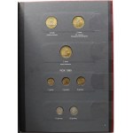 People's Republic and Third Republic, Collection of coins in vintage claspers - 1987-2010 excluding 1991-1995 clasper
