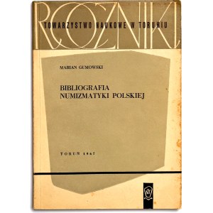 Gumowski Marian. Bibliografie polské numismatiky