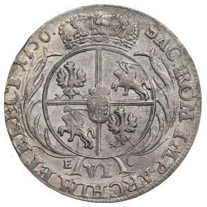 Germany, Saxony, Friedrich August II, 6 groschen 1756, Leipzig