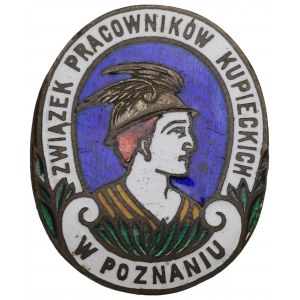 II RP(?), odznak Svazu kupeckých dělníků Poznaň