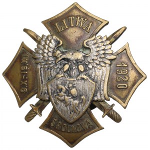 Second Republic, Commemorative badge of the Central Lithuanian Army - military