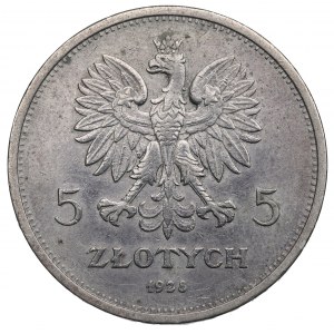 II Republic of Poland, 5 zloty 1928, Warsaw Nike