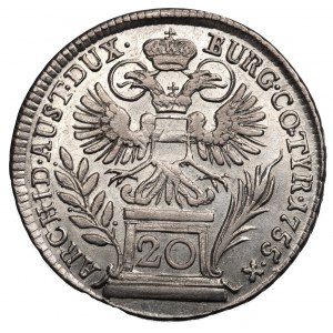 Austria, 20 kreuzer 1755, Vienna