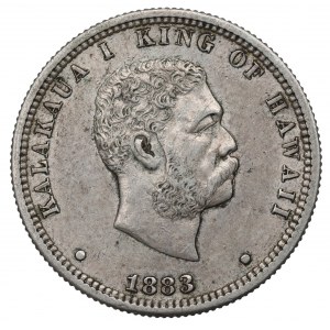 USA, Havaj, 1/4 dolaru 1883