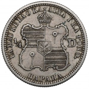 USA, Hawaii, 1/4 dollar 1883