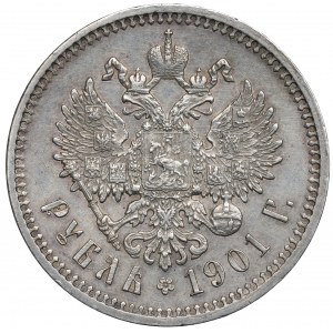 Russia, Nicholaus II, Ruble 1901 ФЗ