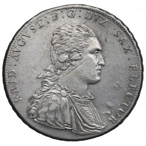 Saxony, Frideric August, Thaler 1791