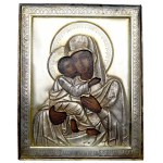Icon, Mother of God - silver wrap