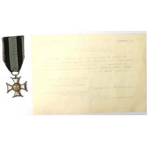 PRL, Krzyż srebrny Orderu wojennego Virtuti Militari z nadaniem za 1939 17 Pułk Ułanów