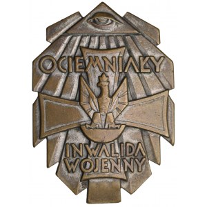II RP, Odznaka Ociemniały Inwalida Wojenny