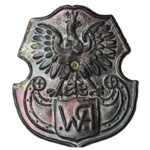 Second Republic/Occupation, Military Preparedness cap badge - cast version