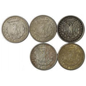 USA, lot of Morgan dollar 1921