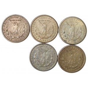 USA, sada Morgan dolarů 1921