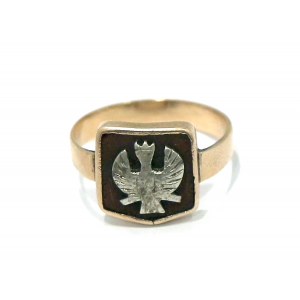 People's Republic of Poland, Patriotic signet ring with eagle