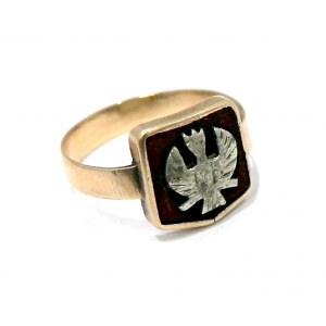 People's Republic of Poland, Patriotic signet ring with eagle