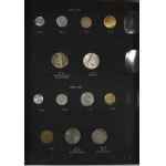 PRL, Kompletna kolekcja monet w klaserach rocznikowych - 1949-1990