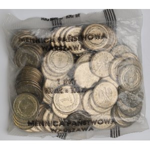 Third Republic, Mint bag 1 zloty 1992 - rare !