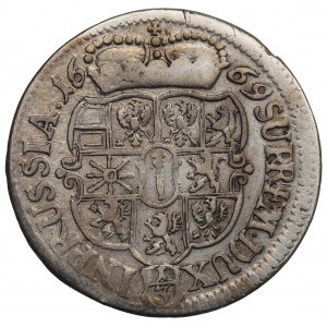Německo, Prusko, Fridrich Vilém, 1/3 tolaru 1669