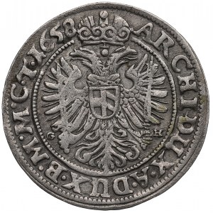 Slezsko pod vládou Habsburků, Ferdinand III, 3 krajcary 1658, Wrocław