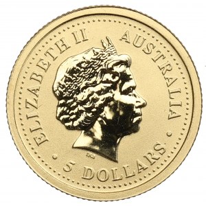 Australia, 5 dolarów 2001 - Tha australian nugget