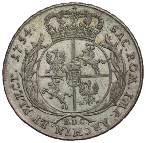 Friedrich August II, 1/2 thaler 1754