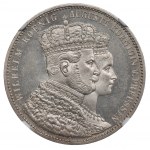 Německo, Prusko, korunovační tolar 1861 - NGC MS64