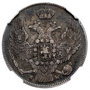 Poland under Russia, Nicholas I, 30 kopecks=2 zloty 1839 - NGC VF35