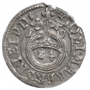 Knížecí Prusko, Jan Zikmund, půltakt 1619, Königsberg - vzácné PCGS AU58