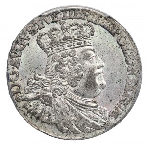 August III Saský, 6. července 1756, Lipsko - ex Pączkowski PCGS MS62