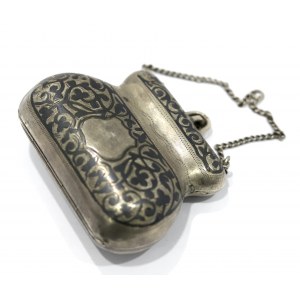 Russia, Silver bag decorated with niello