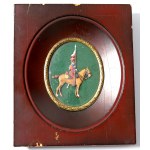 France, Red Lansjer placard - Regiment of Cheval Legers of the Guard